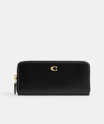 ブティック★【COACH】エッセンシャル ジップ ウォレット スター エッセンシャル スリム アコーディオン ジップ ウォレット